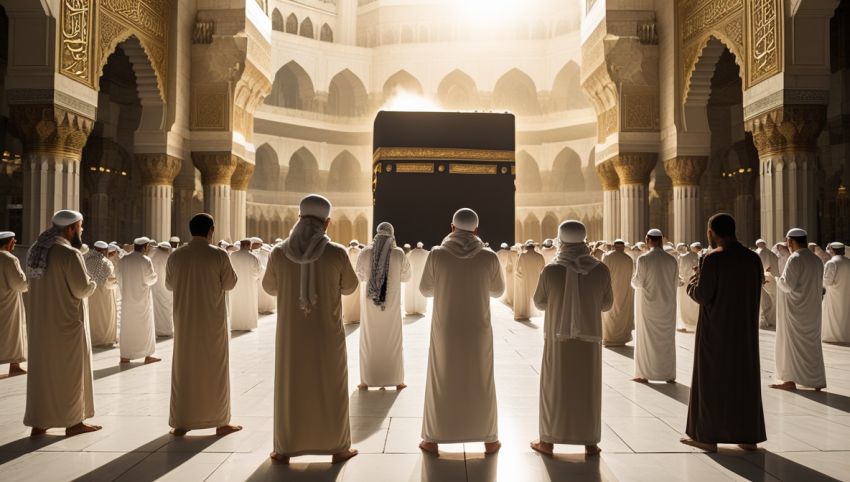 Jamaah melakukan thawaf di Ka'bah sebagai bagian dari ibadah umroh