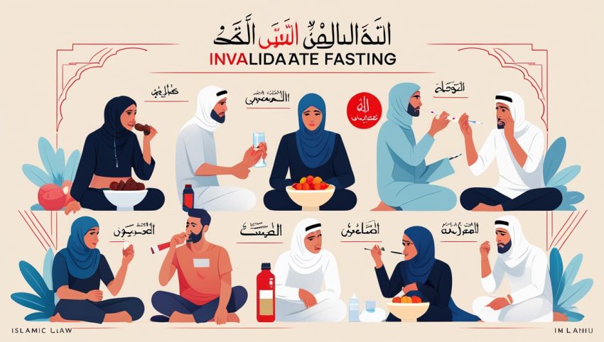 Ilustrasi pembatal puasa